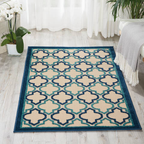 Nourison Aloha Blue 28 X 40 Area Rug 805-95909 Image 3