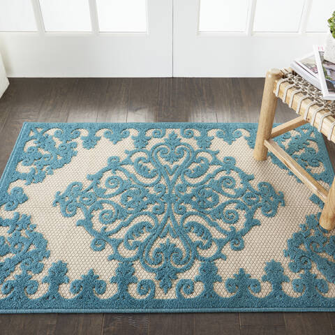 Nourison Aloha Blue 28 X 40 Area Rug 805-95919 Image 3