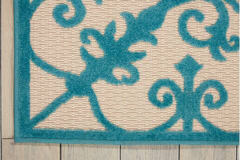 Nourison Aloha Blue 96 X 130 Area Rug 805-95923 Image 1