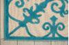 Nourison Aloha Blue 96 X 130 Area Rug 805-95923 Thumb 1