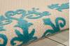 Nourison Aloha Blue 96 X 130 Area Rug 805-95923 Thumb 2