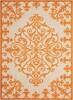 Nourison Aloha Orange 36 X 56 Area Rug  805-95934 Thumb 0