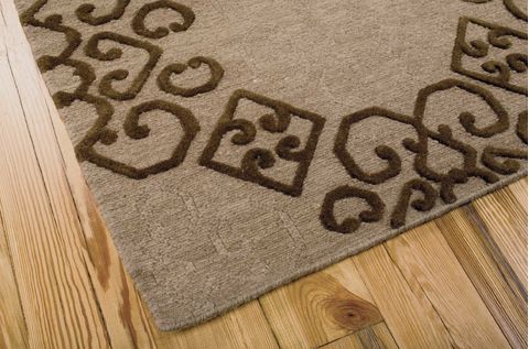 Nourison AMBROSE Beige 99 X 139 Area Rug 99446046918 805-95983 Image 3