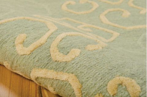 Nourison AMBROSE Green 86 X 116 Area Rug 99446046895 805-95985 Image 5