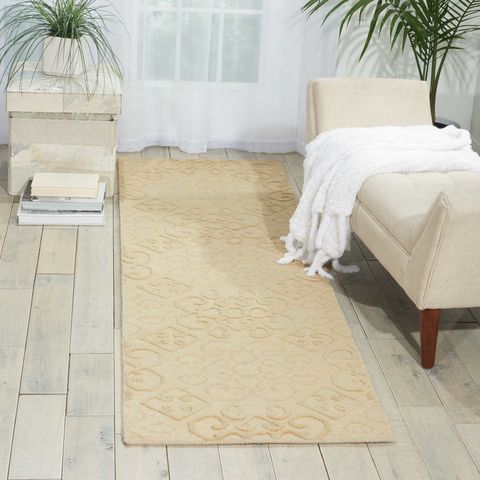 Nourison AMBROSE Beige Runner 23 X 75 Area Rug 99446186843 805-95987 Image 1