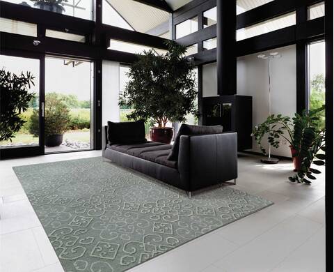 Nourison Ambrose Grey 56 X 75 Area Rug 805-95993 Image 3