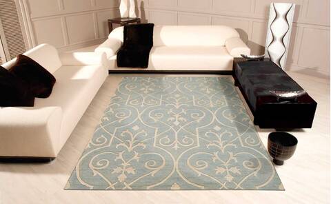 Nourison Ambrose Blue 56 X 75 Area Rug 805-95997 Image 3