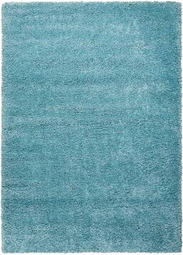 Nourison Amore Blue Rectangle 4x6 ft Polypropylene Carpet 96015