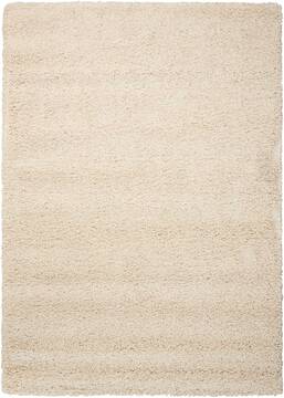 Nourison Amore Beige Rectangle 4x6 ft Polypropylene Carpet 96024