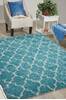 Nourison Amore Blue 100 X 130 Area Rug  805-96048 Thumb 3