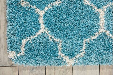 Nourison Amore Blue Runner 22 X 100 Area Rug 805-96049 Image 1