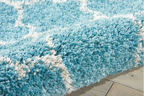 Nourison Amore Blue Runner 22 X 100 Area Rug 805-96049 Image 2