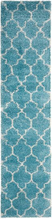 Nourison Amore Blue Runner 22 X 100 Area Rug 805-96049 Image 0