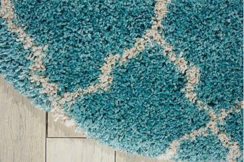 Nourison Amore Blue Round 311 X 311 Area Rug 805-96051 Image 1