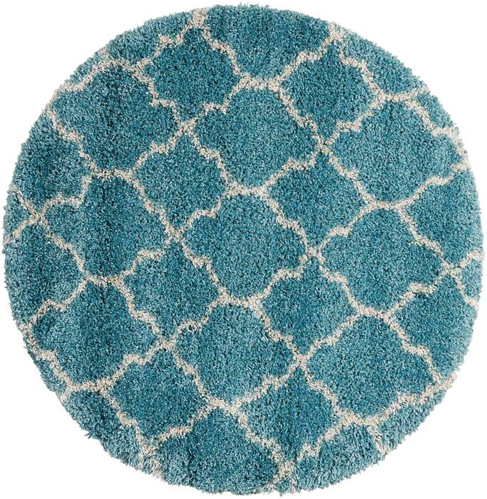 Nourison Amore Blue Round 311 X 311 Area Rug 805-96051 Image 0