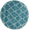 Nourison Amore Blue Round 311 X 311 Area Rug  805-96051 Thumb 0