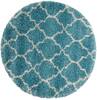 Nourison Amore Blue Round 311 X 311 Area Rug 805-96051 Thumb 0