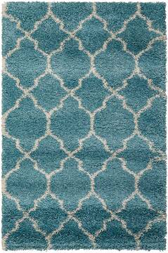 Nourison Amore Blue Rectangle 3x5 ft Polypropylene Carpet 96053
