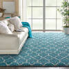 Nourison Amore Blue 710 X 1010 Area Rug  805-96058 Thumb 3