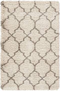 Nourison Amore Beige Rectangle 3x5 ft Polypropylene Carpet 96080