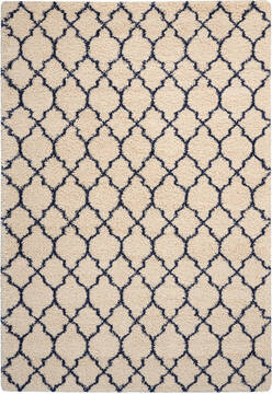 Nourison Amore Beige Rectangle 7x10 ft Polypropylene Carpet 96096