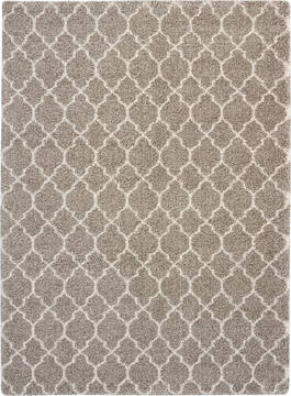 Nourison Amore Beige Rectangle 8x11 ft Polypropylene Carpet 96109