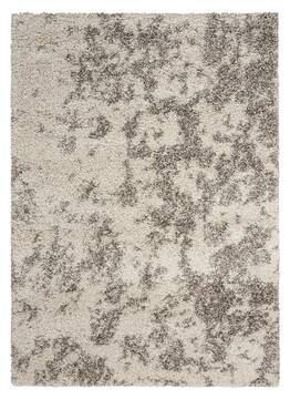 Nourison Amore Grey Rectangle 8x11 ft Polypropylene Carpet 96119