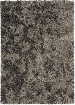 Nourison Amore Grey Rectangle 4x6 ft Polypropylene Carpet 96120