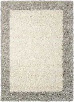 Nourison AMORE Beige Rectangle 4x6 ft polypropylene Carpet 96123