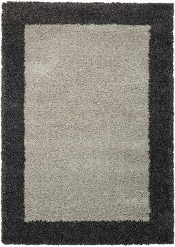 Nourison Amore Grey Rectangle 8x11 ft Polypropylene Carpet 96128