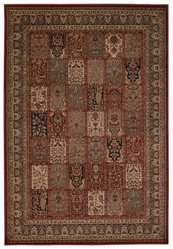 Nourison ARARAT Red Rectangle 9x13 ft polypropylene Carpet 96138