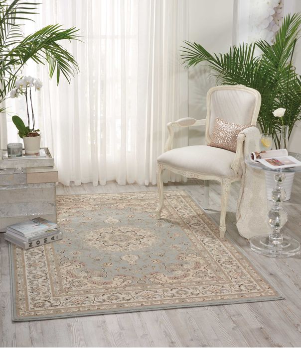Nourison ARARAT Blue 53 X 74 Area Rug 99446254696 805-96153 Image 1