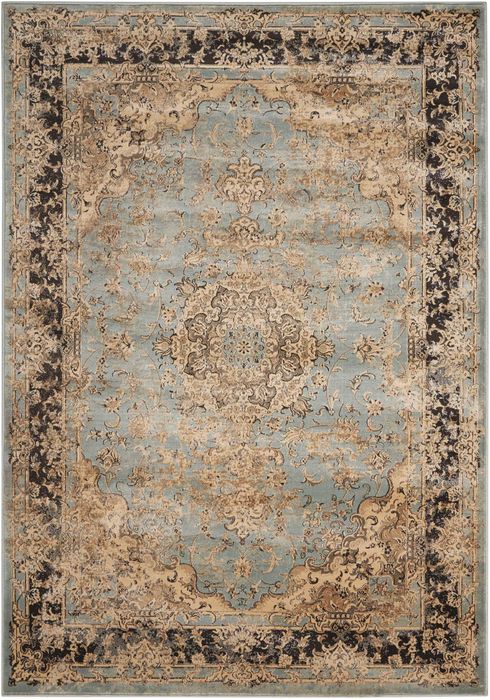 Nourison ARARAT Blue 53 X 74 Area Rug 99446350558 805-96189 Image 0