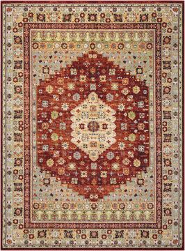 Nourison ARIA Brown Rectangle 5x7 ft polypropylene Carpet 96213