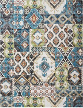 Nourison ARIA Purple Rectangle 8x10 ft polypropylene Carpet 96223