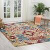 Nourison Aria Multicolor 710 X 100 Area Rug  805-96226 Thumb 3