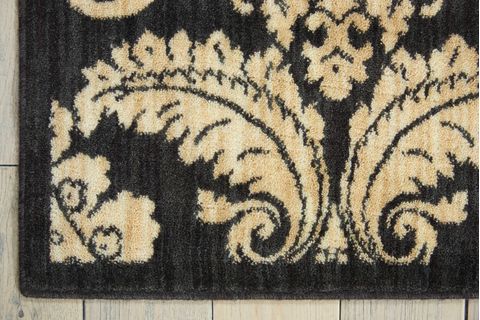 Nourison ARISTO Black 93 X 129 Area Rug 99446240750 805-96246 Image 3