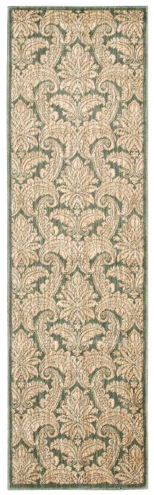 Nourison ARISTO Green Runner 22 X 76 Area Rug 99446240798 805-96247 Image 0