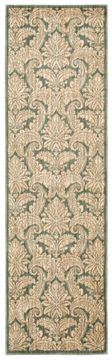 Nourison ARISTO Green Runner 2'2" X 7'6" Area Rug 99446240798 805-96247