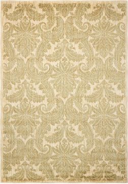 Nourison ARISTO Brown Rectangle 4x6 ft polyester Carpet 96253
