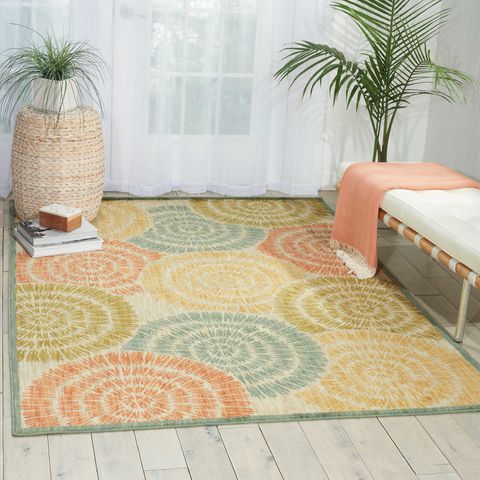 Nourison ARISTO Multicolor 93 X 129 Area Rug 99446241115 805-96269 Image 1