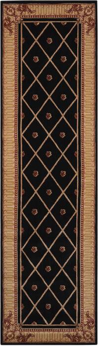 Nourison Ashton House Black Runner 20 X 59 Area Rug 805-96280 Image 0