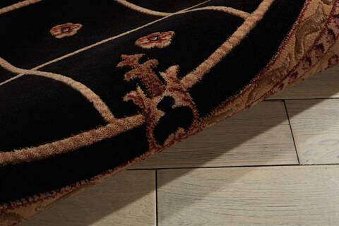Nourison Ashton House Black Round 56 X 56 Area Rug 805-96283 Image 2