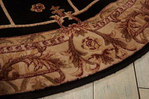 Nourison Ashton House Black Round 56 X 56 Area Rug 805-96283 Image 4