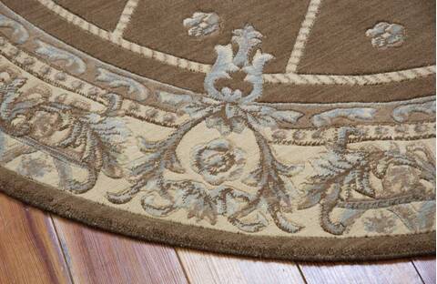 Nourison Ashton House Beige Round 56 X 56 Area Rug 805-96310 Image 1
