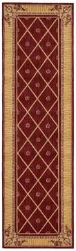 Nourison Ashton House Red Runner 6 to 9 ft Wool Carpet 96317