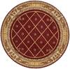 Nourison Ashton House Red Round 56 X 56 Area Rug 805-96319 Thumb 0