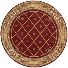 Nourison Ashton House Red Round 5'6" X 5'6" Area Rug  805-96319