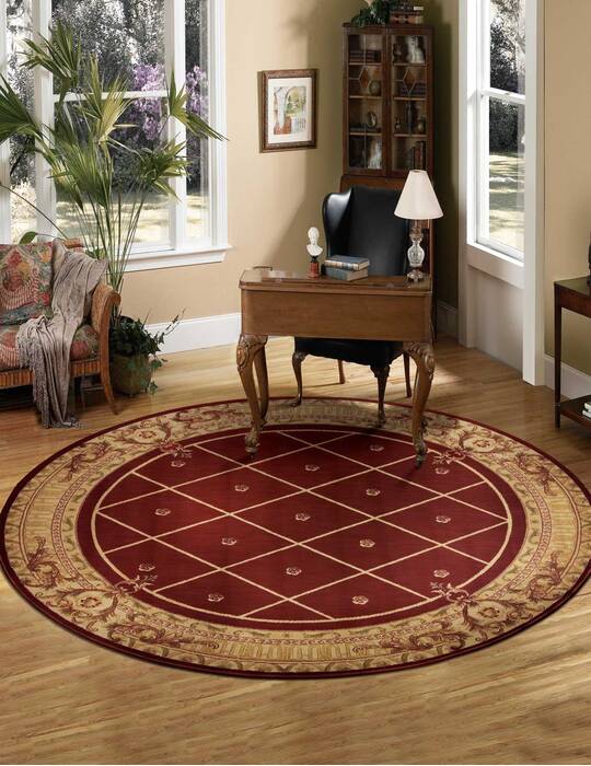 Nourison Ashton House Red Round 75 X 75 Area Rug 805-96321 Image 2