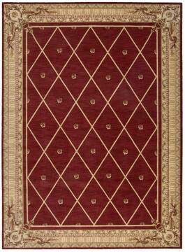 Nourison Ashton House Red Rectangle 10x13 ft Wool Carpet 96323